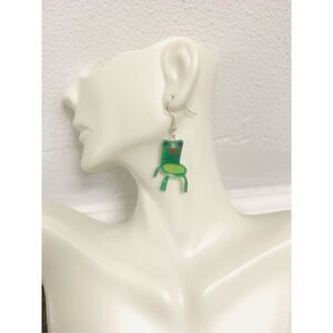 Weird Frog Chair Earrings